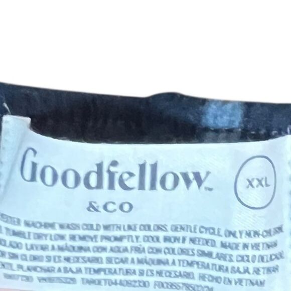 Goodfellow And Co Blue Checkered Microfleece Pajama Pants, Size XXL, NWT - Picture 8 of 8